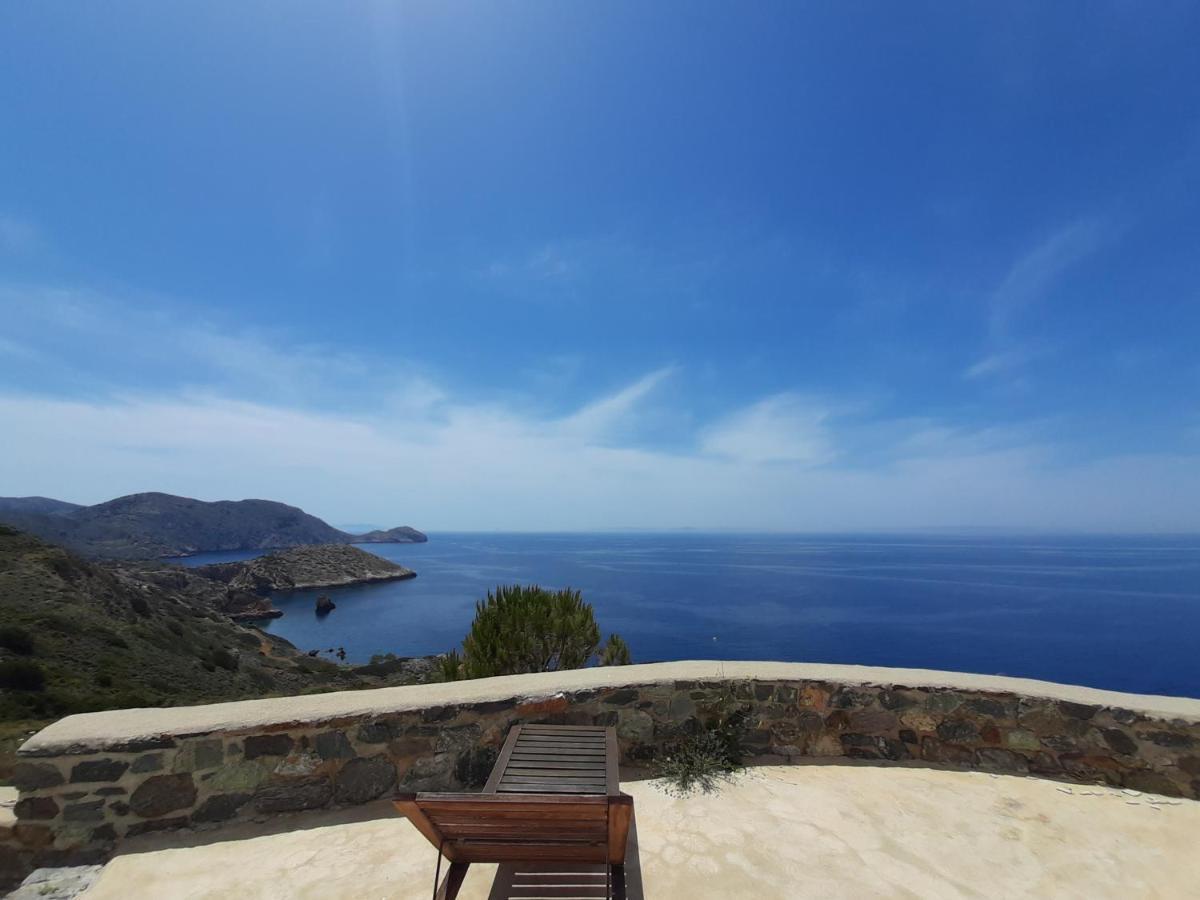 C & C _ Cycladic House With Endless Sea View Villa Ermoupoli Ngoại thất bức ảnh