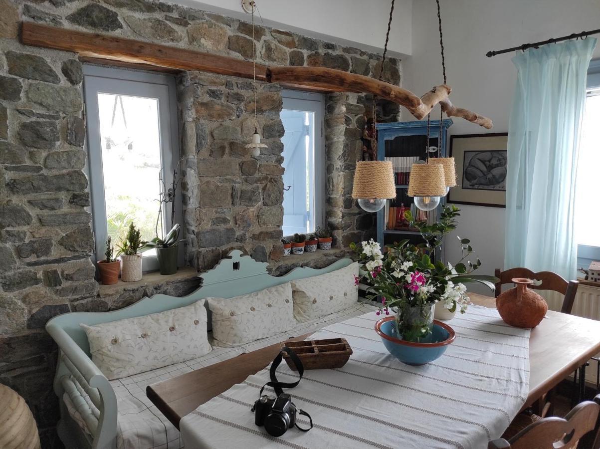 C & C _ Cycladic House With Endless Sea View Villa Ermoupoli Ngoại thất bức ảnh