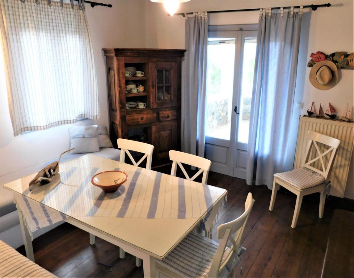 C & C _ Cycladic House With Endless Sea View Villa Ermoupoli Ngoại thất bức ảnh