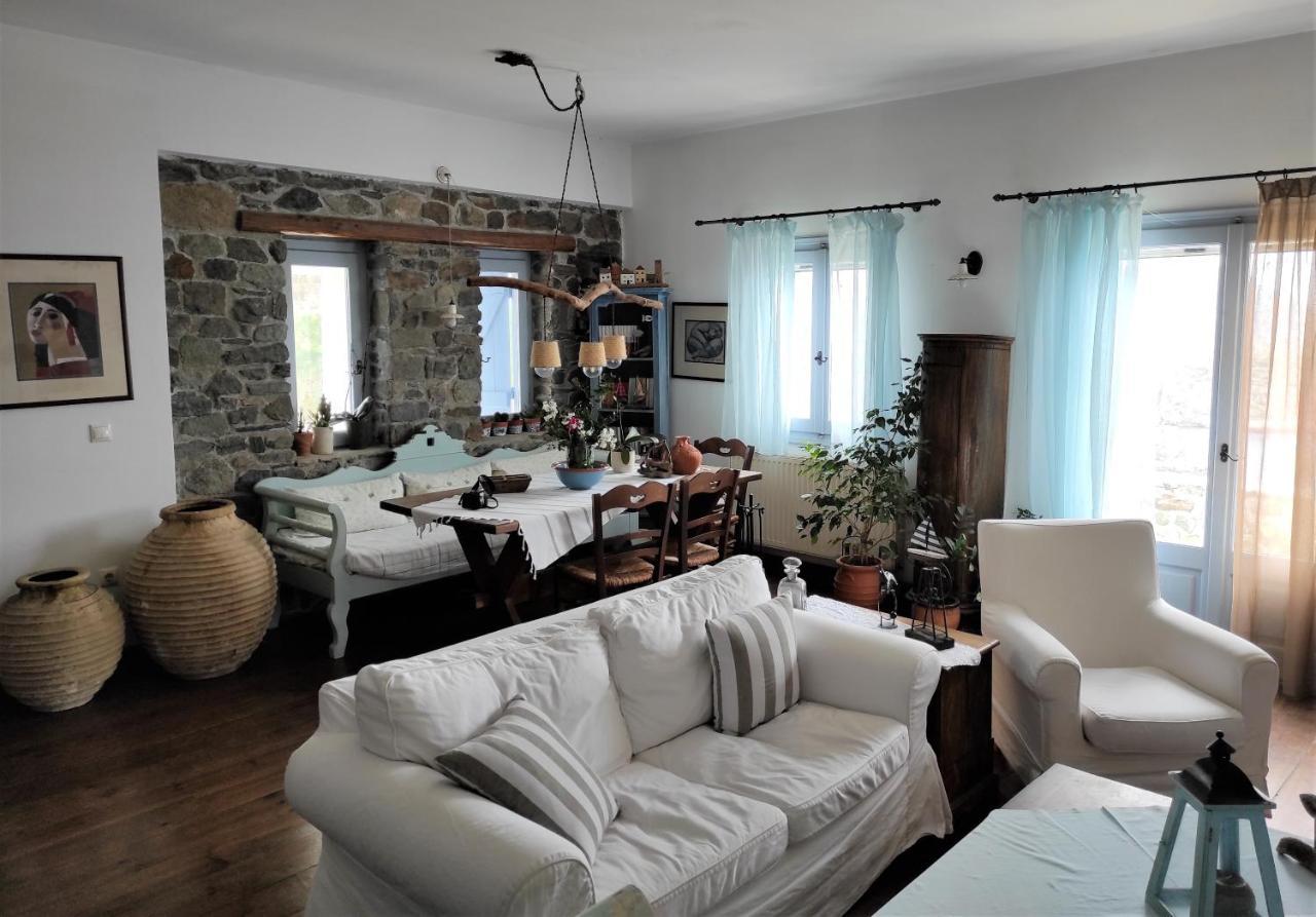 C & C _ Cycladic House With Endless Sea View Villa Ermoupoli Ngoại thất bức ảnh